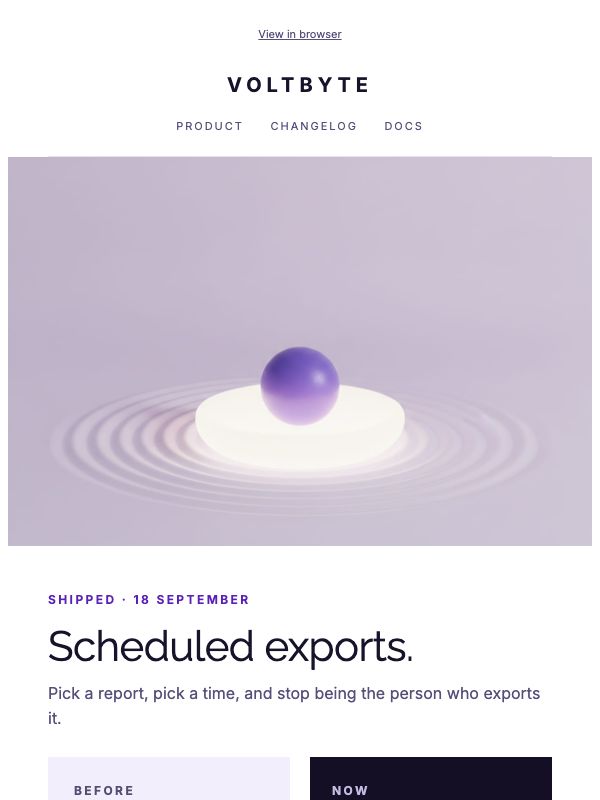 Feature Spotlight — One-Feature Announcement email template preview